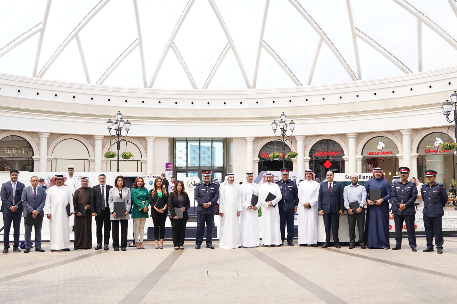 افتتاح القرية المرورية بالأفنيوز بمناسبة أسبوع المرور الخليجي<